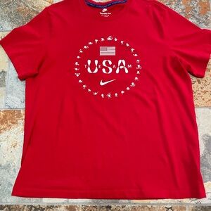 Nike Men's Red USA Olympic Graphic T-Shirt